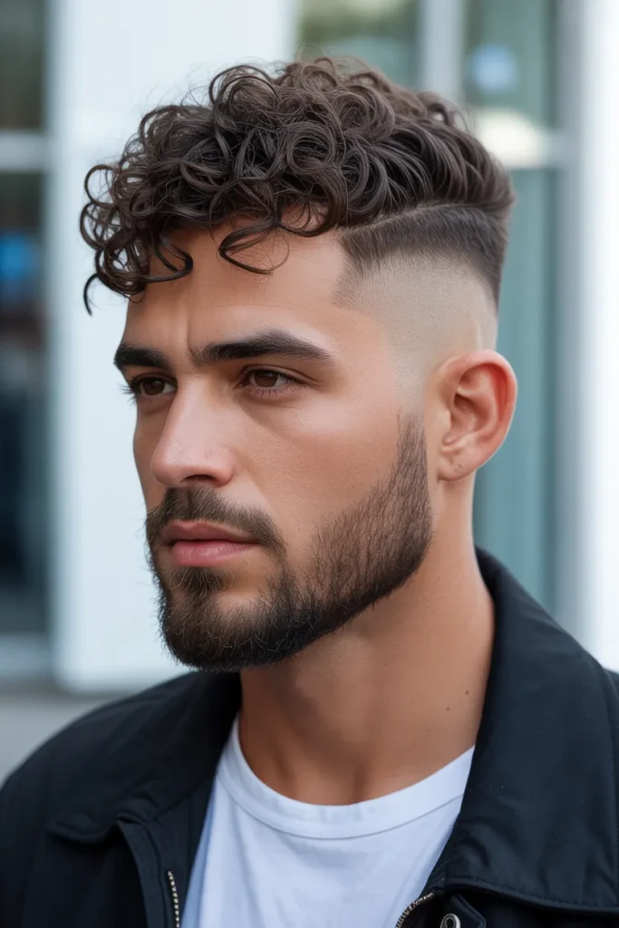Drop Fade with Curls
