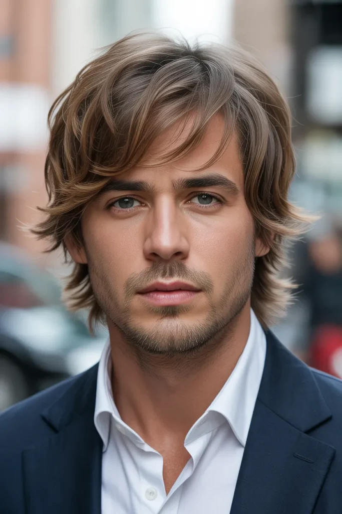 Feathered Layered Top