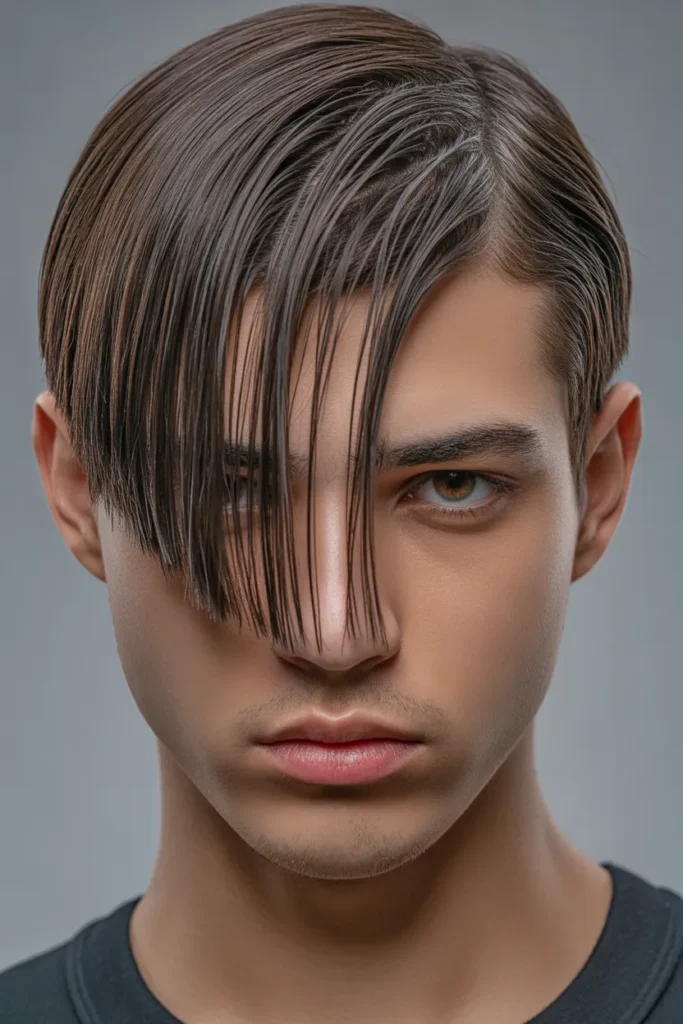 Flat Ironed Emo Hair