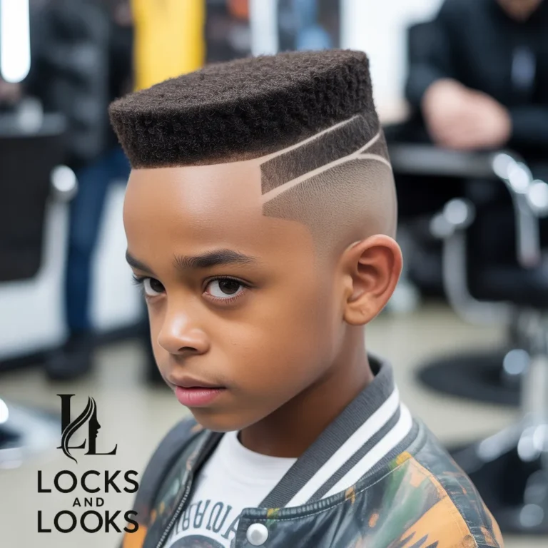 Flat Top with Side Part