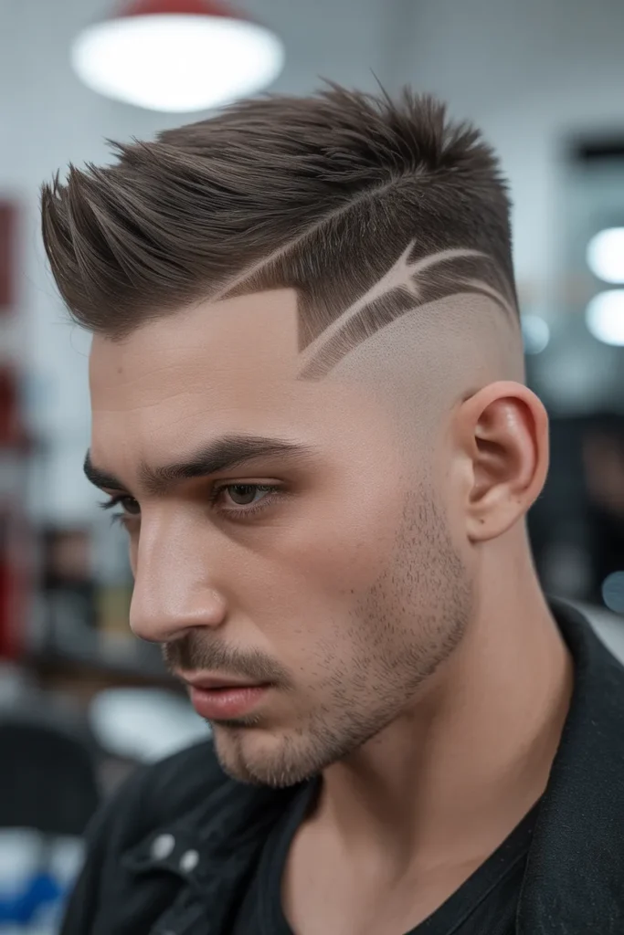 Fohawk with Razor Fade