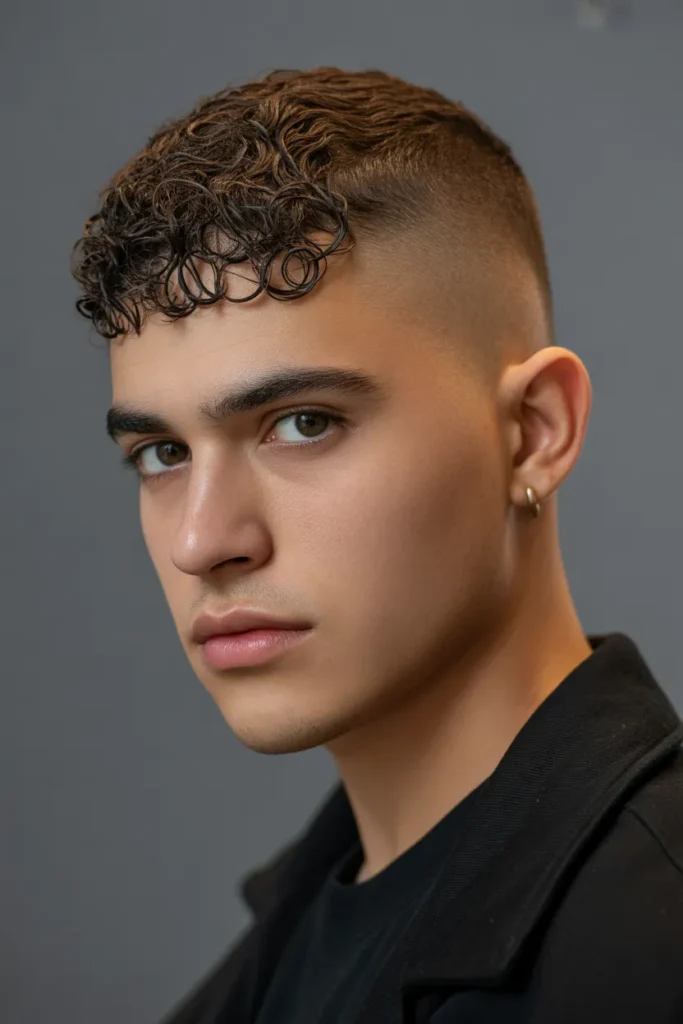 French Crop with Burst Fade