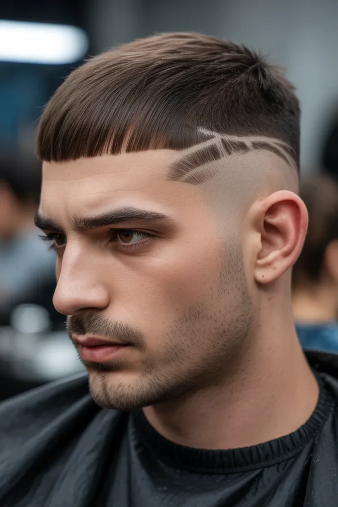 Fringe Fade with Hard Part