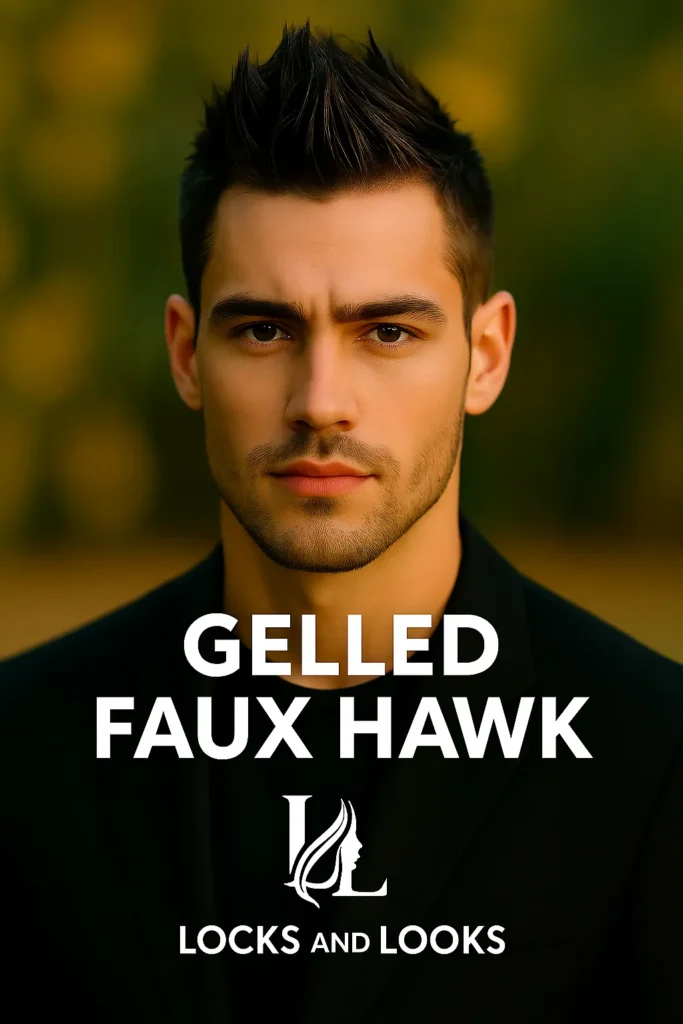 Gelled Faux Hawk