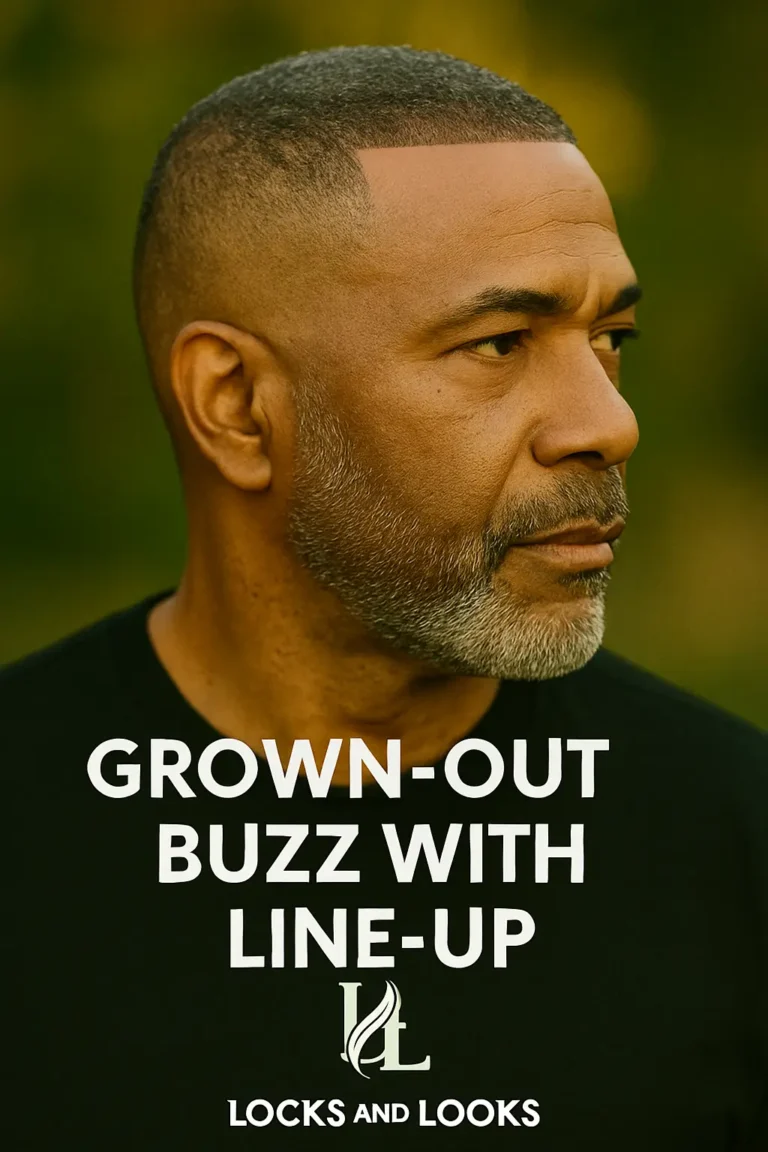 Grown-Out Buzz with Line-Up