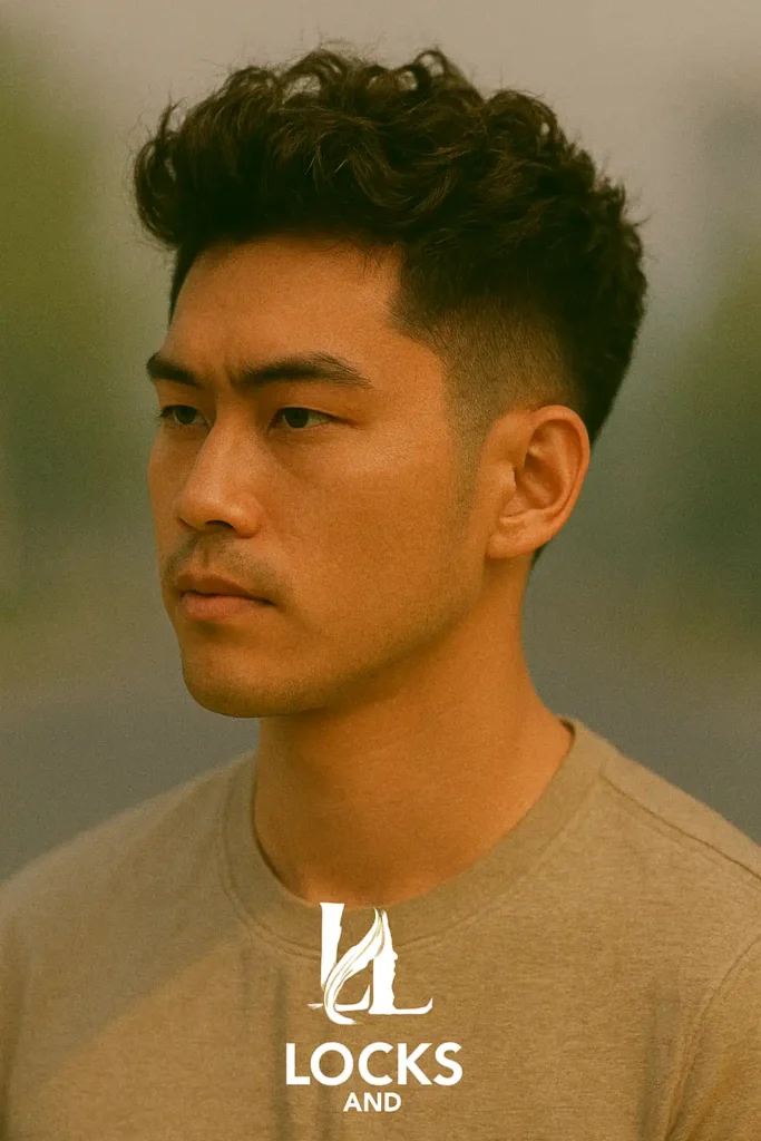 Grown-Out Top with Taper Fade