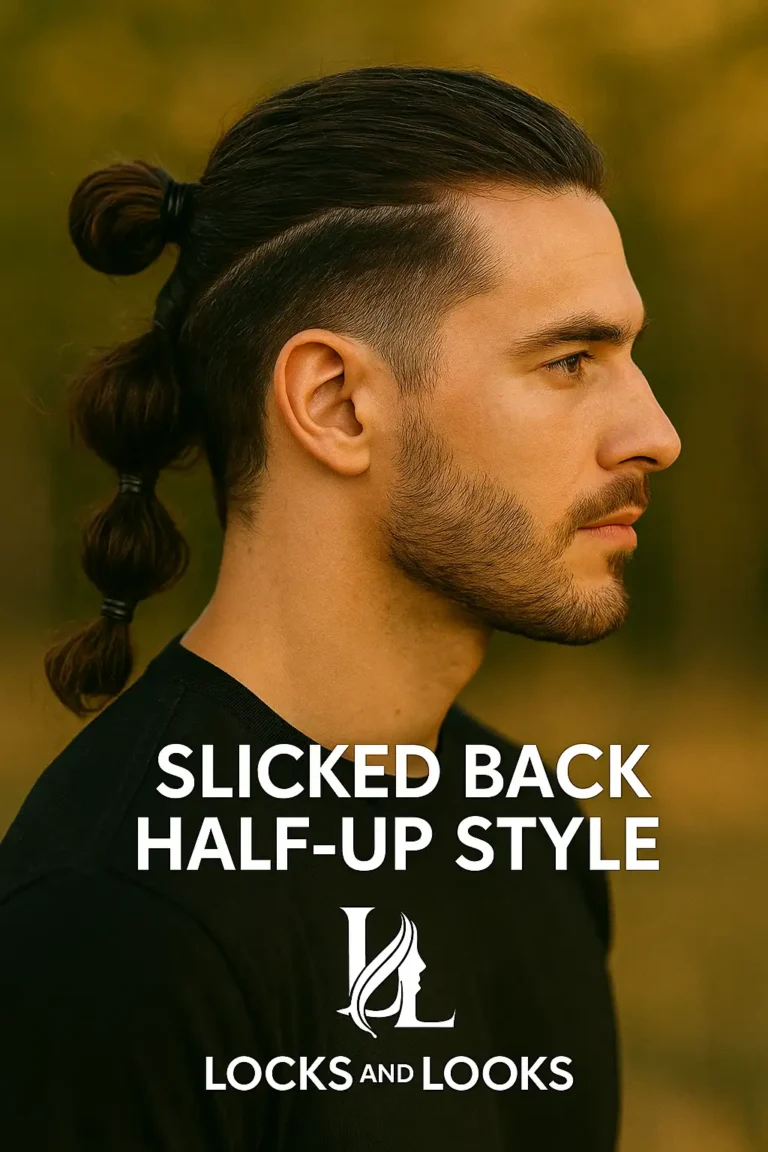 Half-Up Bubble Ponytail