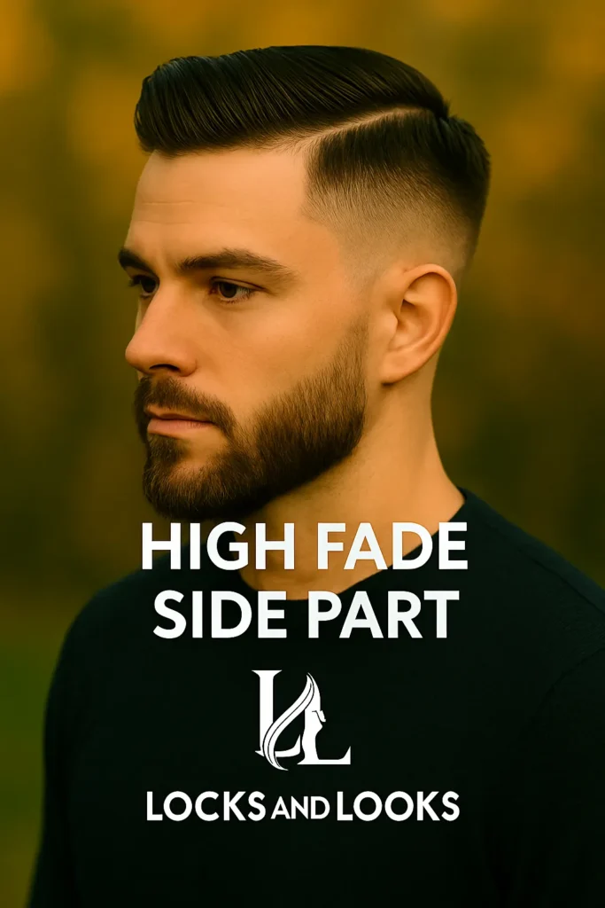 High Fade Side Part