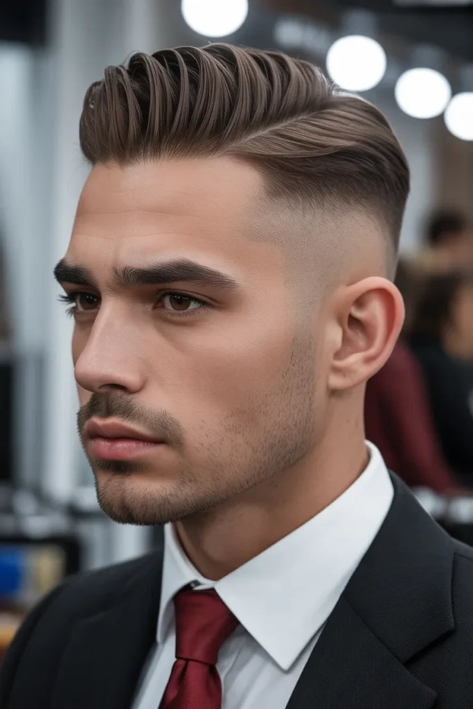 High Skin Fade Comb-Over