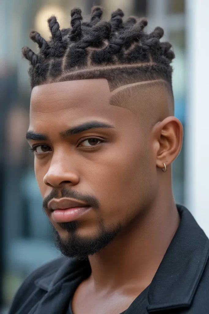 High Skin Fade with Twists