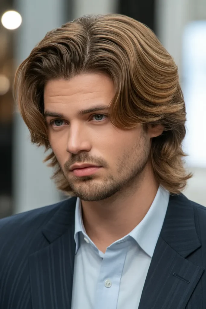 Layered Blowout Look