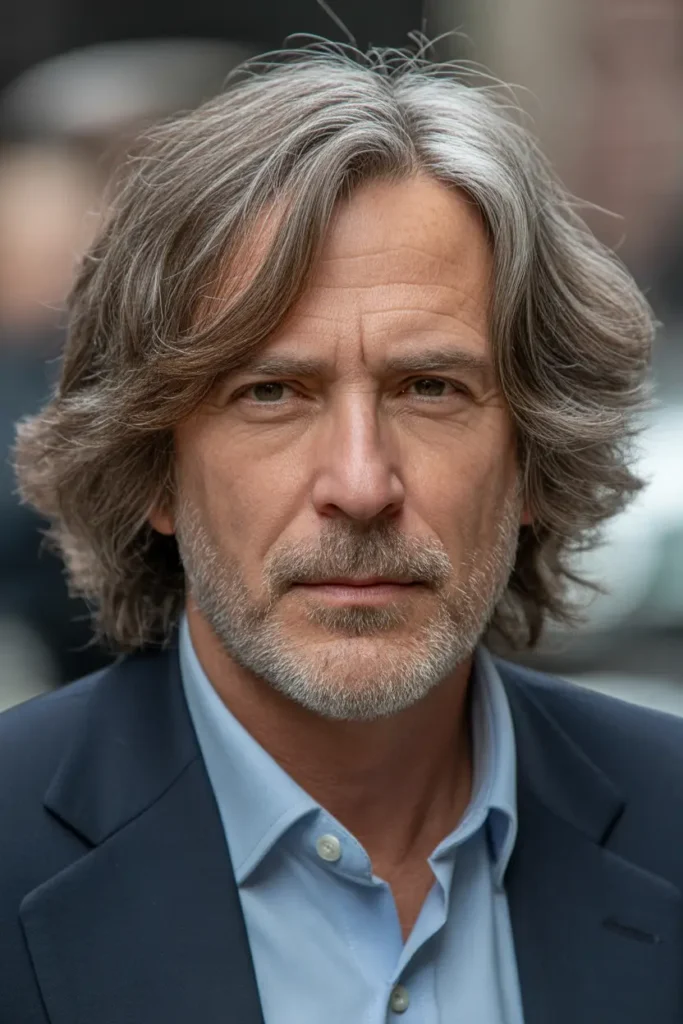 Layered Lob (Long Bob) for Men