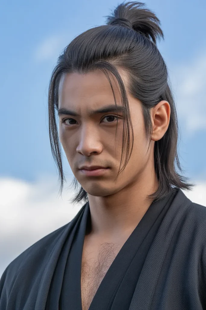 Long Dark Hair in Ponytail (Itachi Inspired)