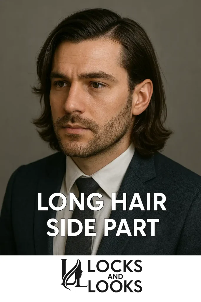 Long Hair Side Part