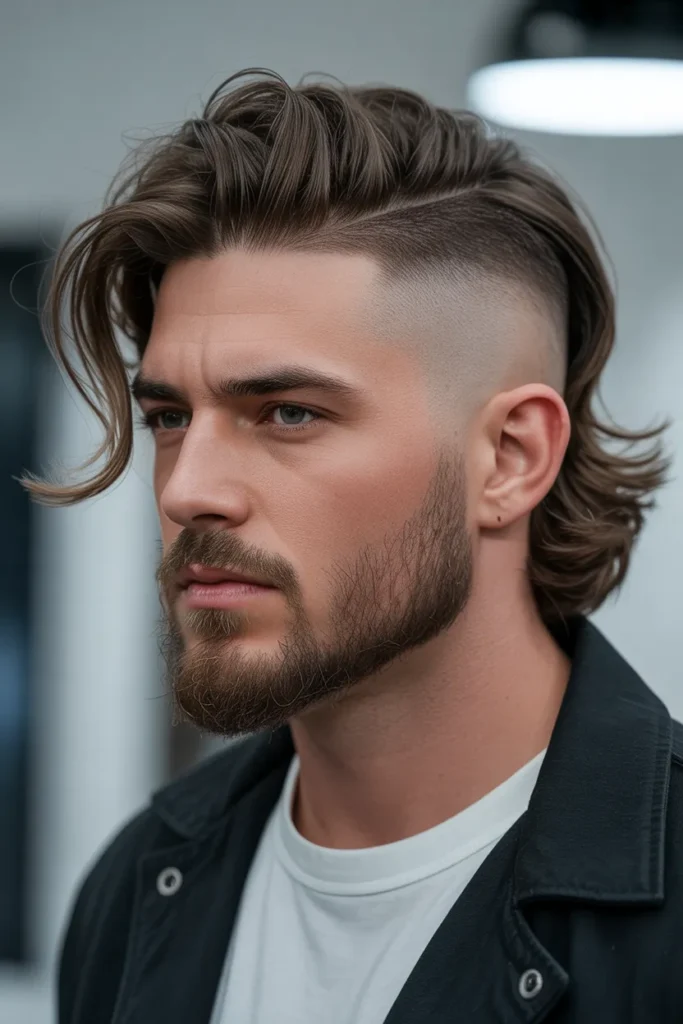 Long Top with Low Fade