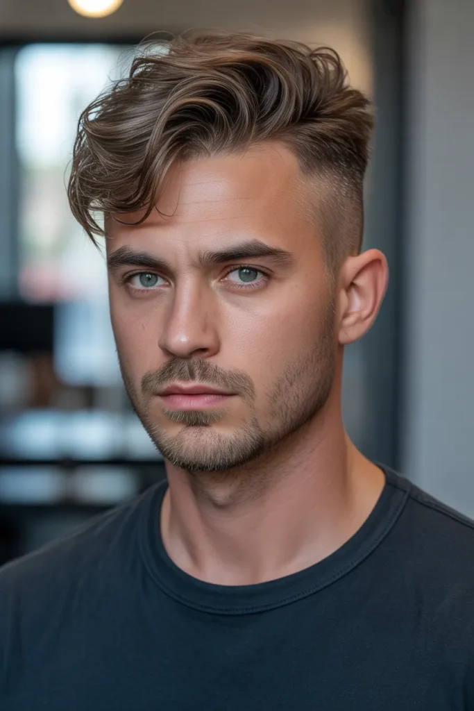 Long Top with Short Messy Sides