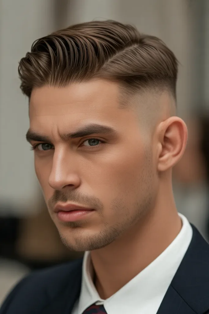 Low Fade Comb-Over