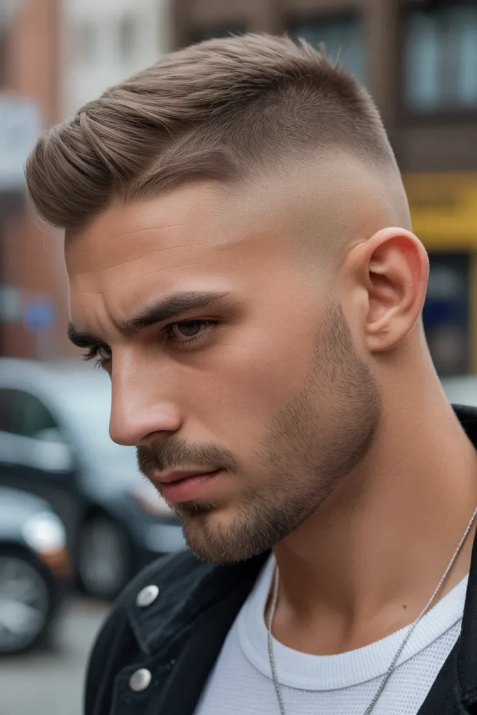 Low Fade with Short Top