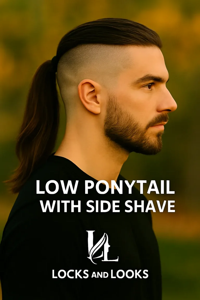 Low Ponytail with Side Shave