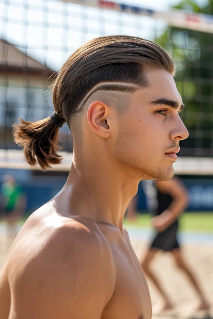 Low Ponytail with Undercut