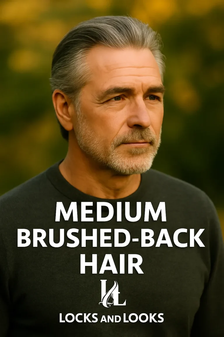 Medium Brushed-Back Hair