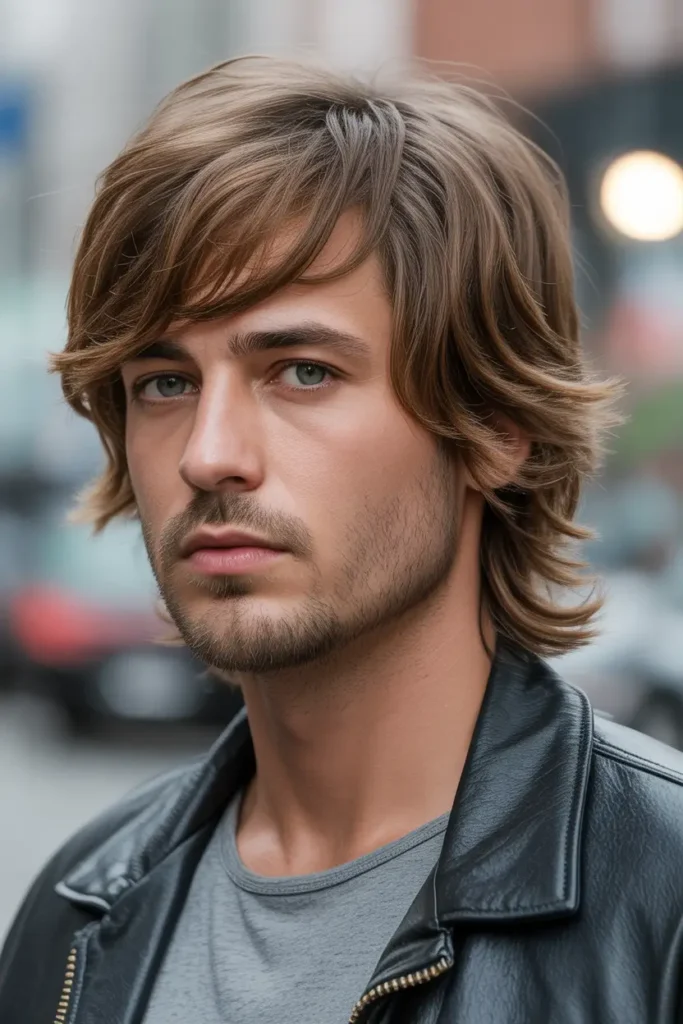 Medium Layered Mullet