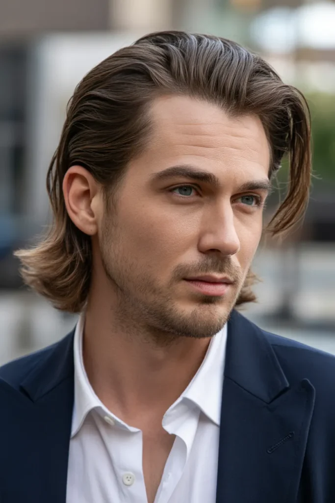 Medium Length Brush Back