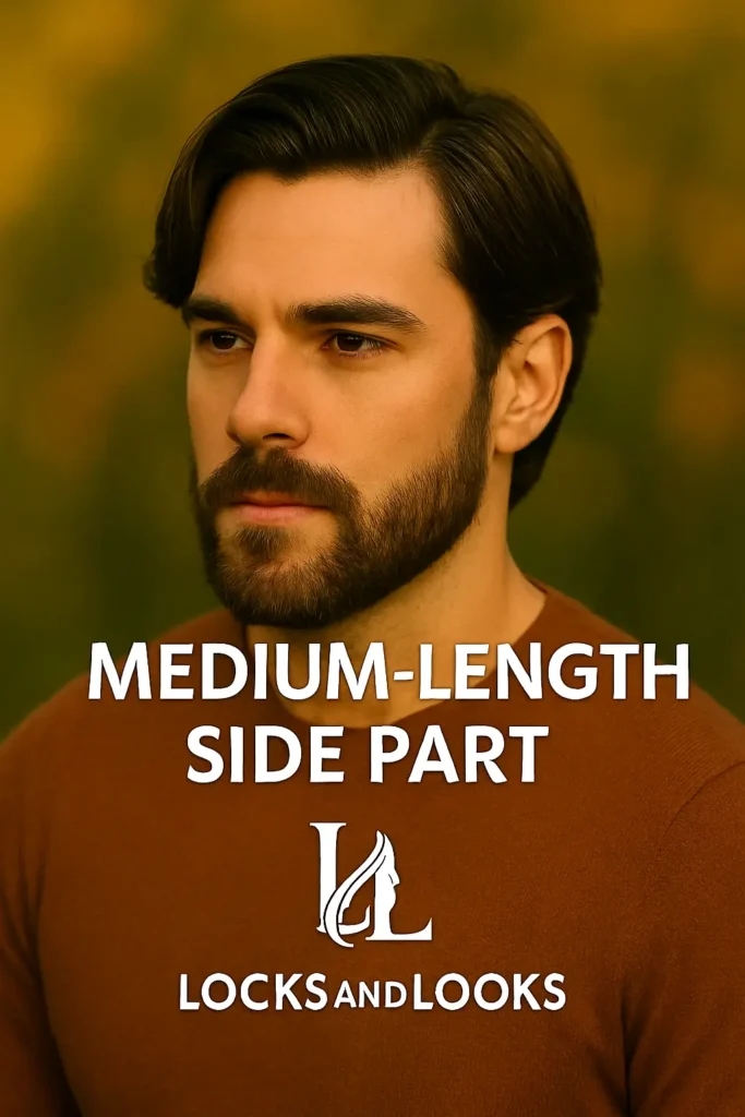 Medium-Length Side Part