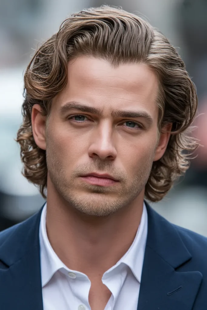 Medium-Length Slick Back