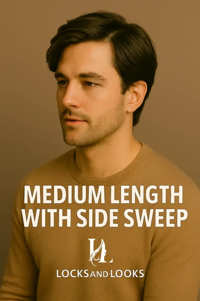 Medium Length with Side Sweep