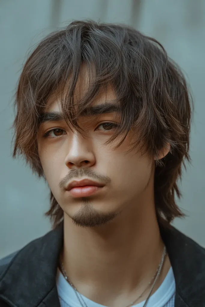 Medium Shag with Soft Bangs (Kaneki Inspired)