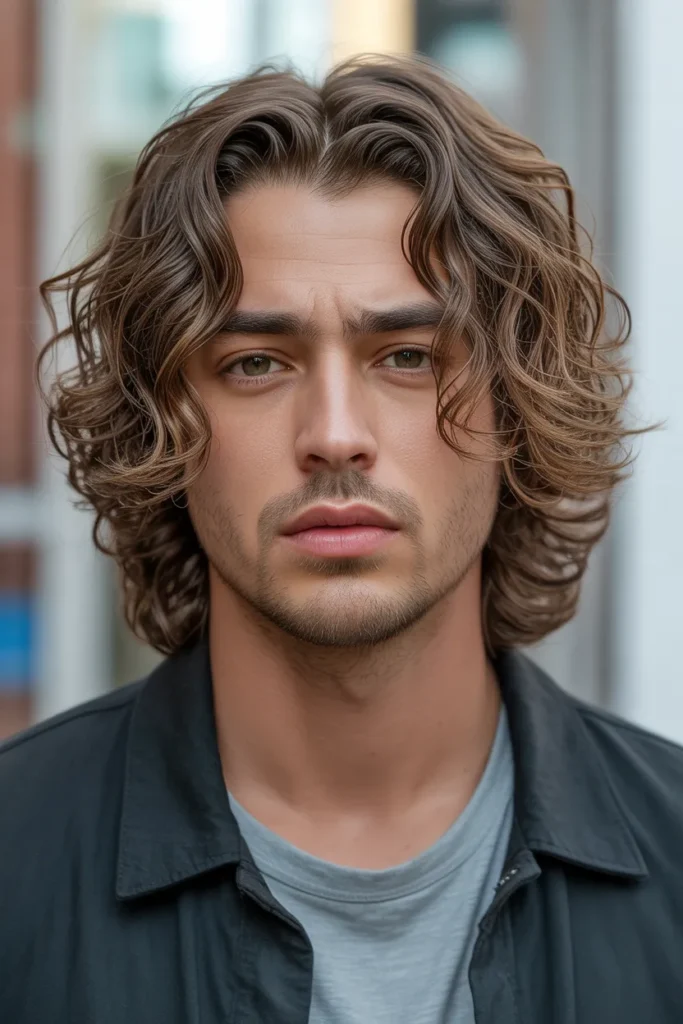 Medium Wavy Curtain Cut