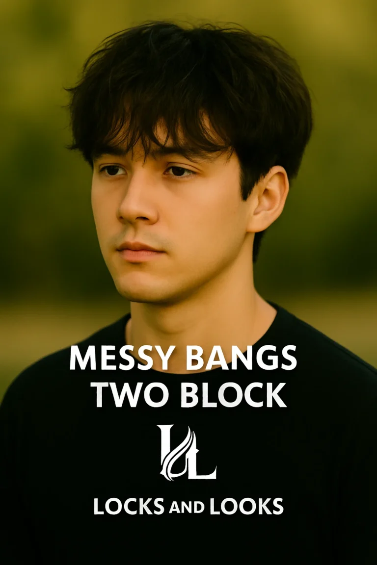Messy Bangs Two Block