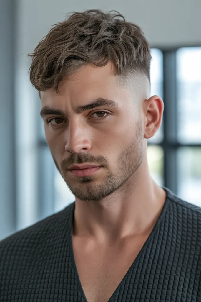 Messy Crop with High Taper