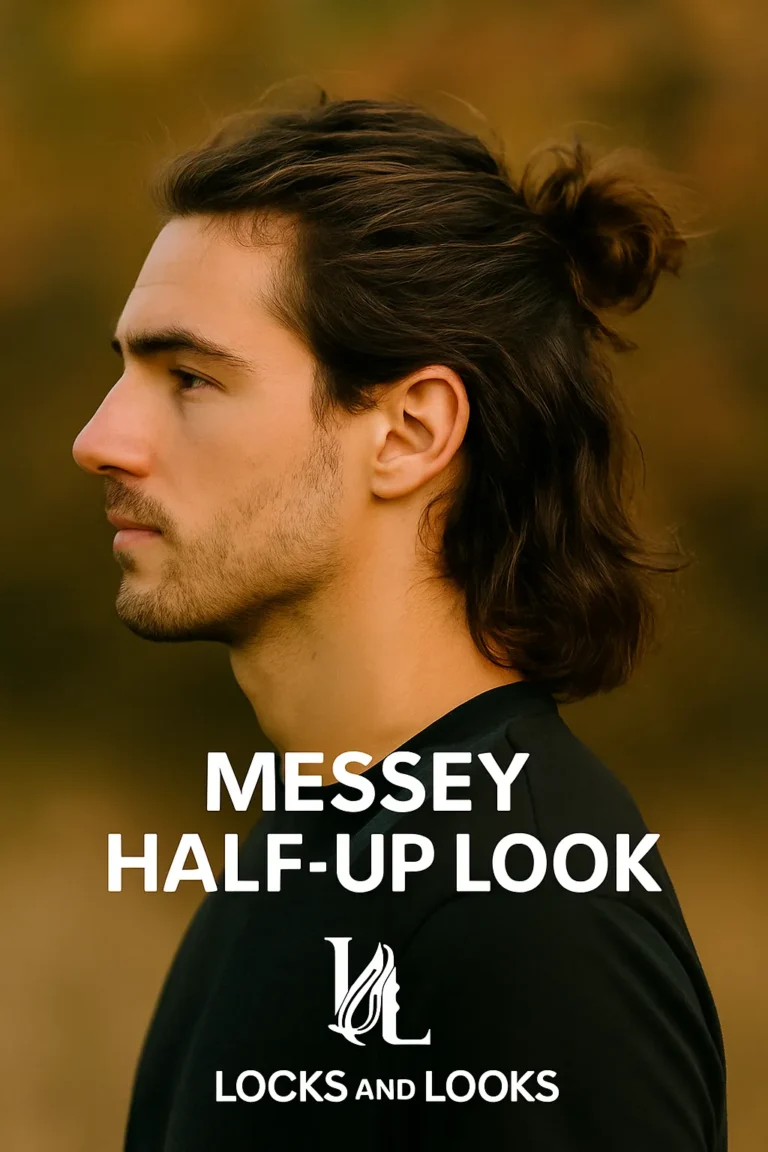Messy Half Bun