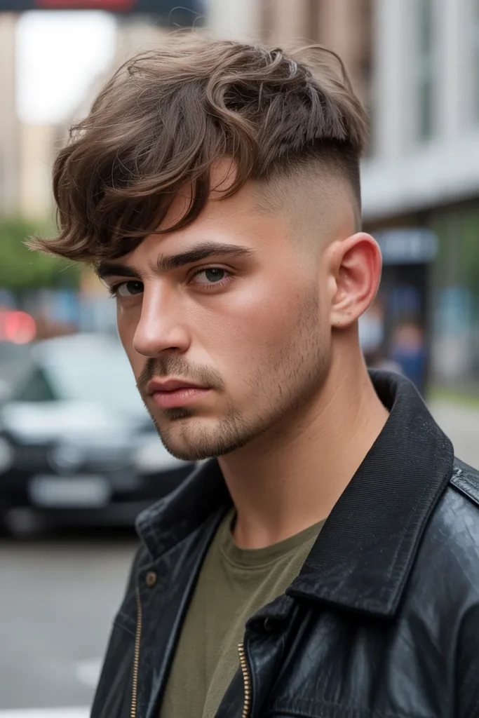 Messy Mullet with Fade (Eren Yeager Inspired)