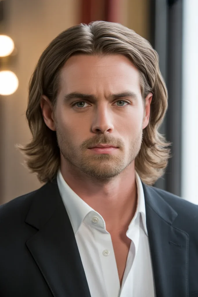 Middle-Part Shoulder Flow