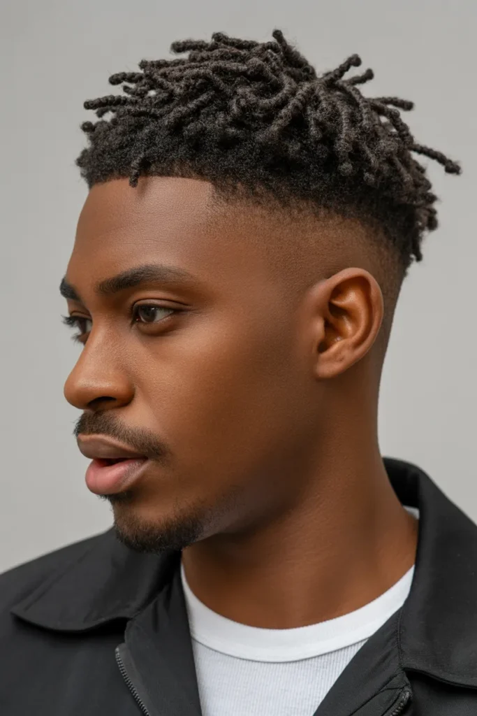 Mini Twists with Low Fade