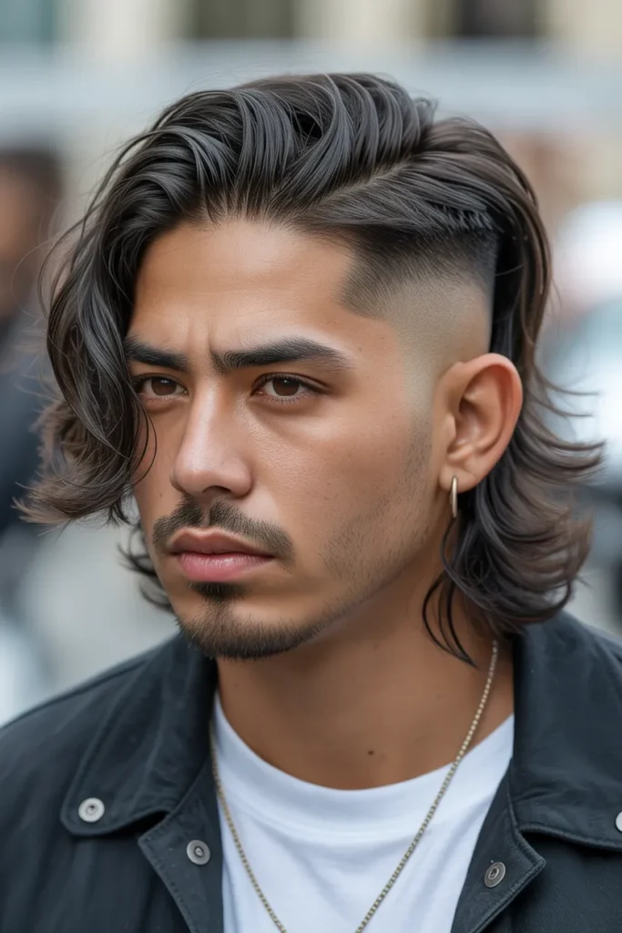 Modern Mullet with Fade