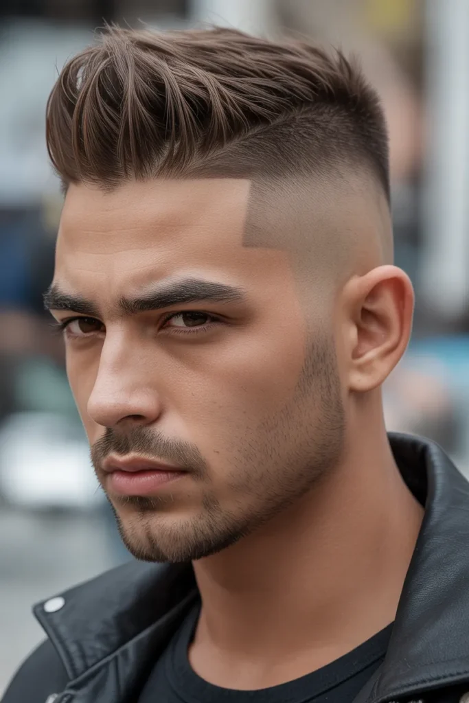Mohawk-Inspired Taper Fade