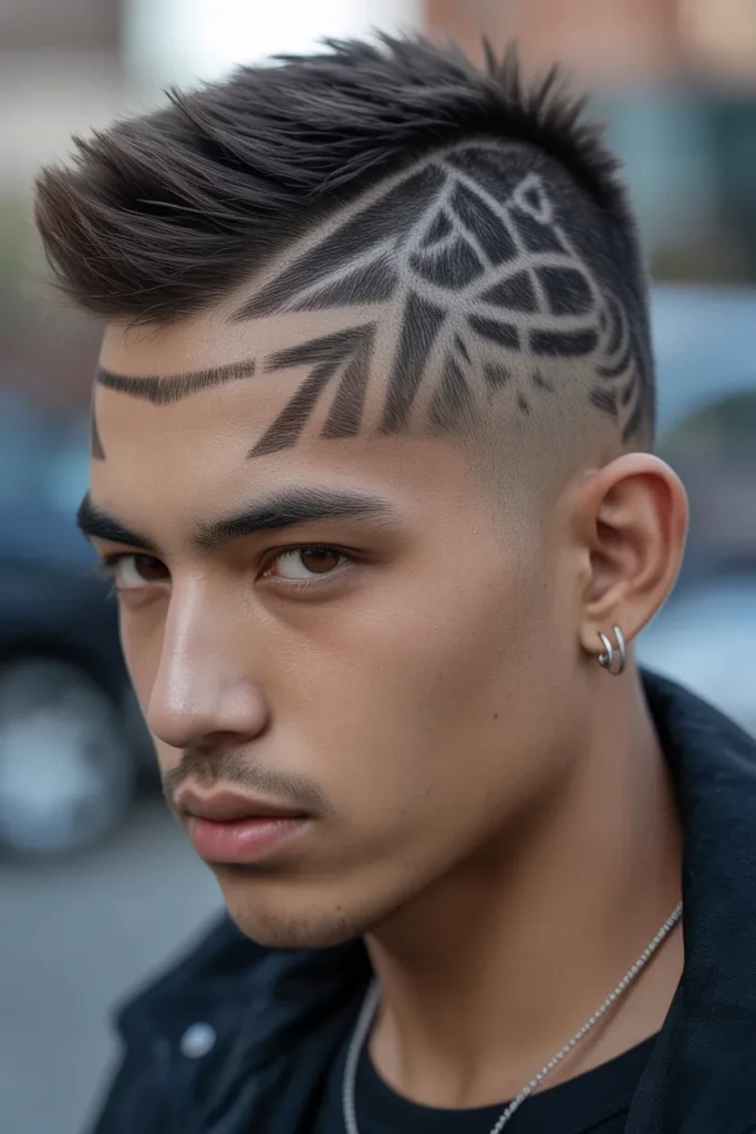 Mohawk with Designs