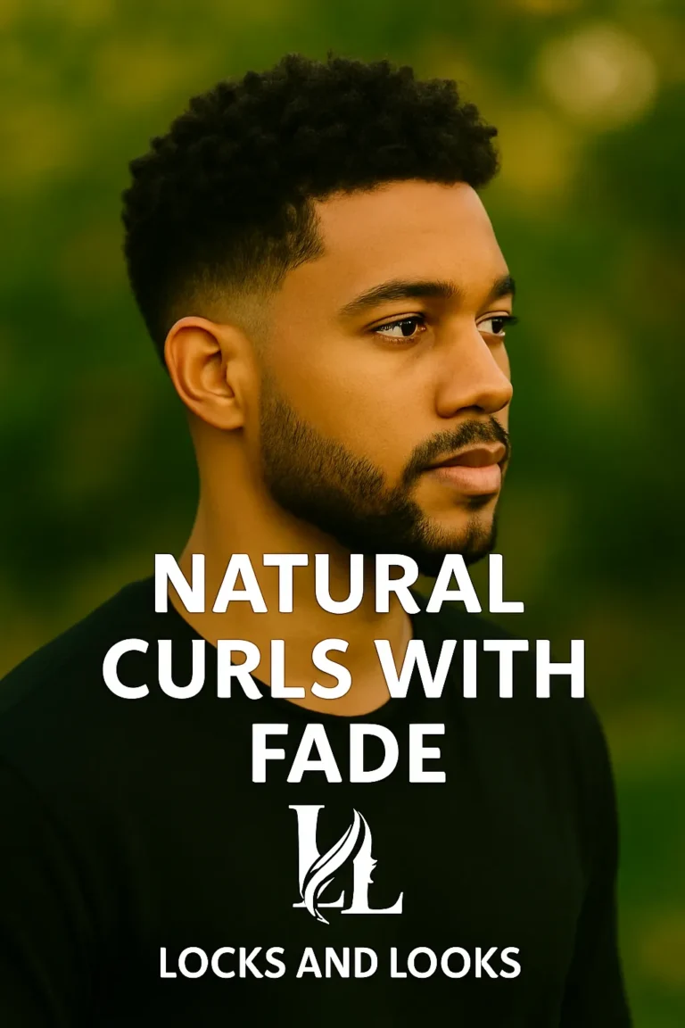 Natural Curls with Fade