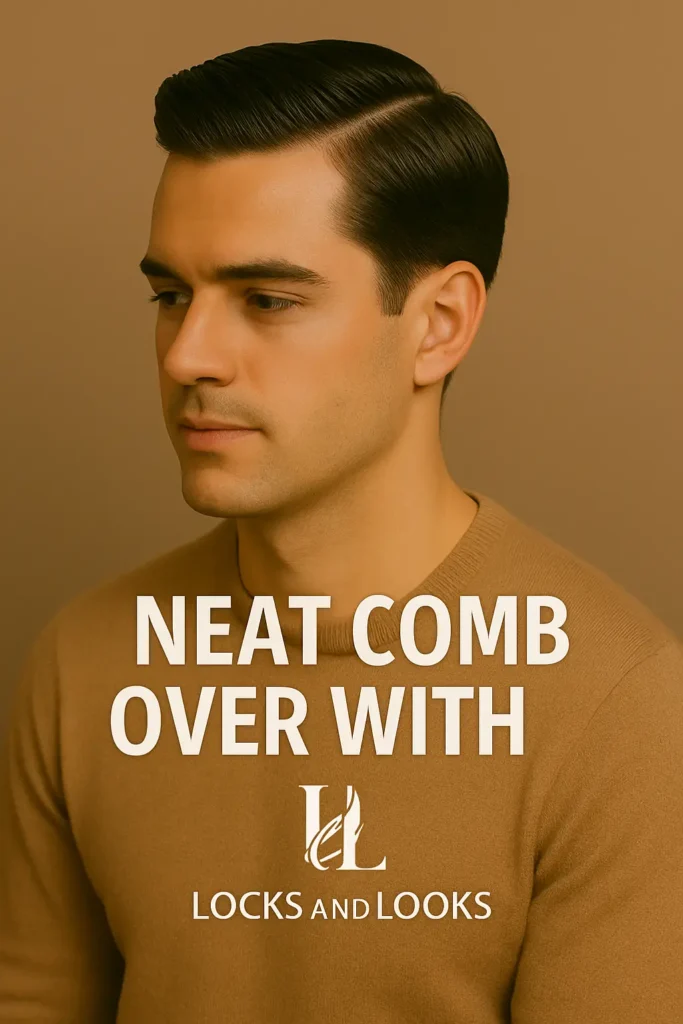 Neat Comb Over with Taper