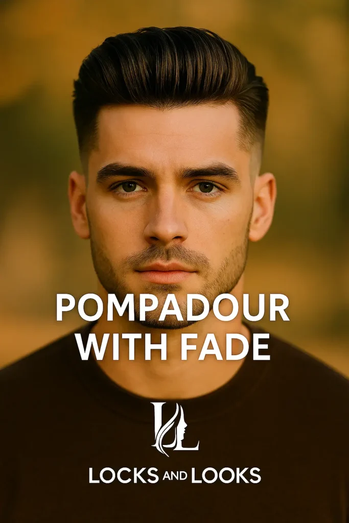 Pompadour with Fade