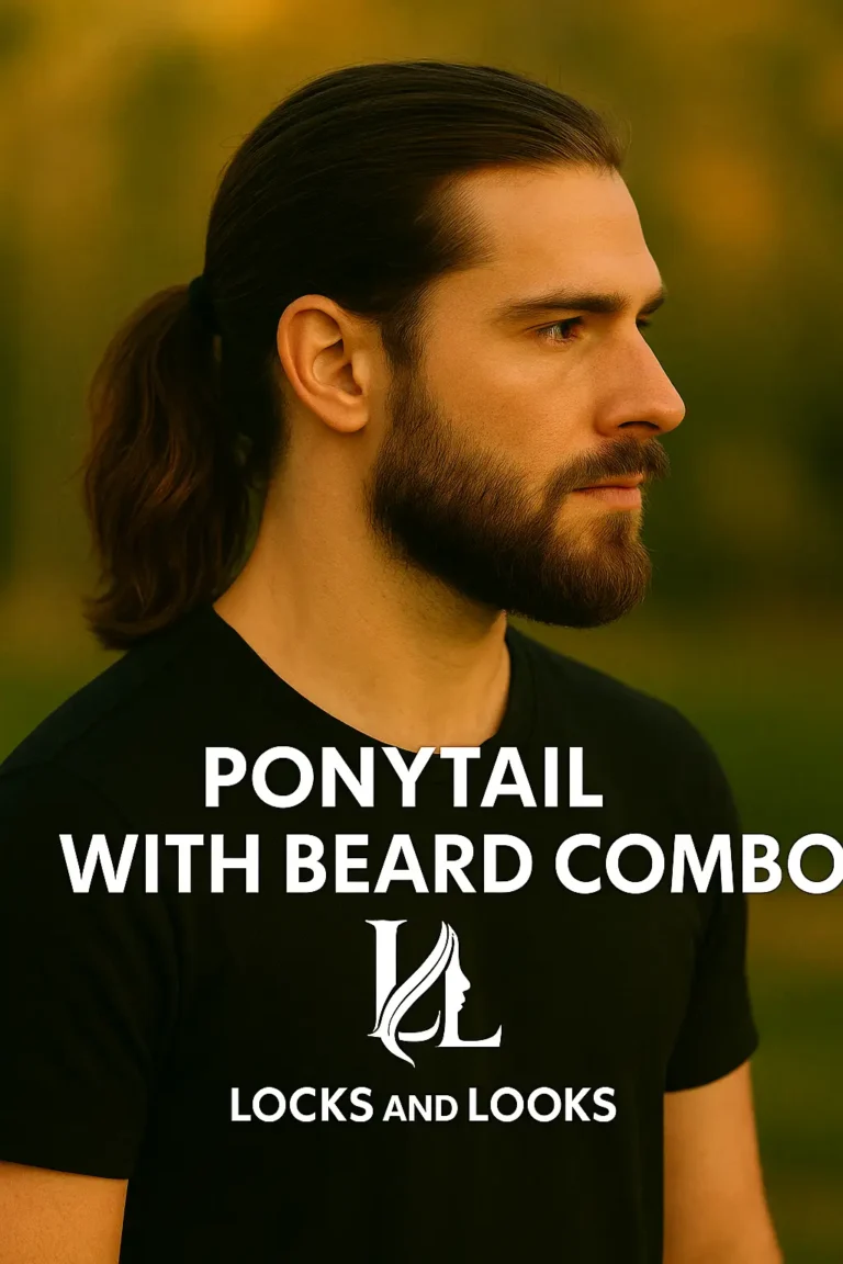 Ponytail with Beard Combo