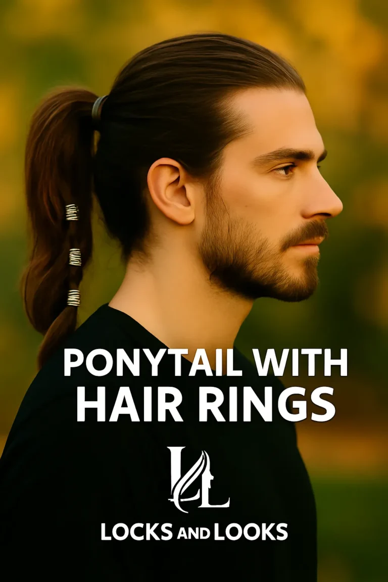 Ponytail with Hair Rings