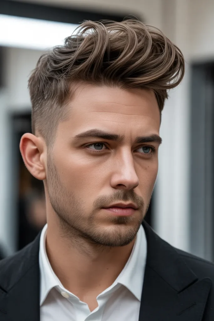 Razor-Textured Comb-Over