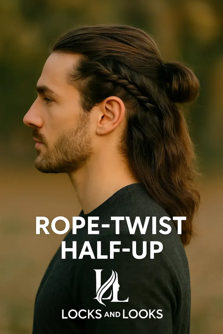 Rope-Twist Half-Up