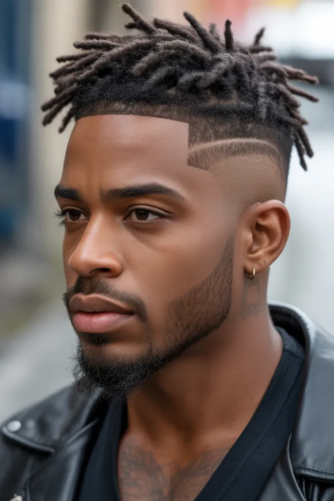 Sculpted Dreads with Fade