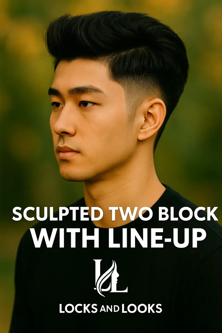 Sculpted Two Block with Line-Up